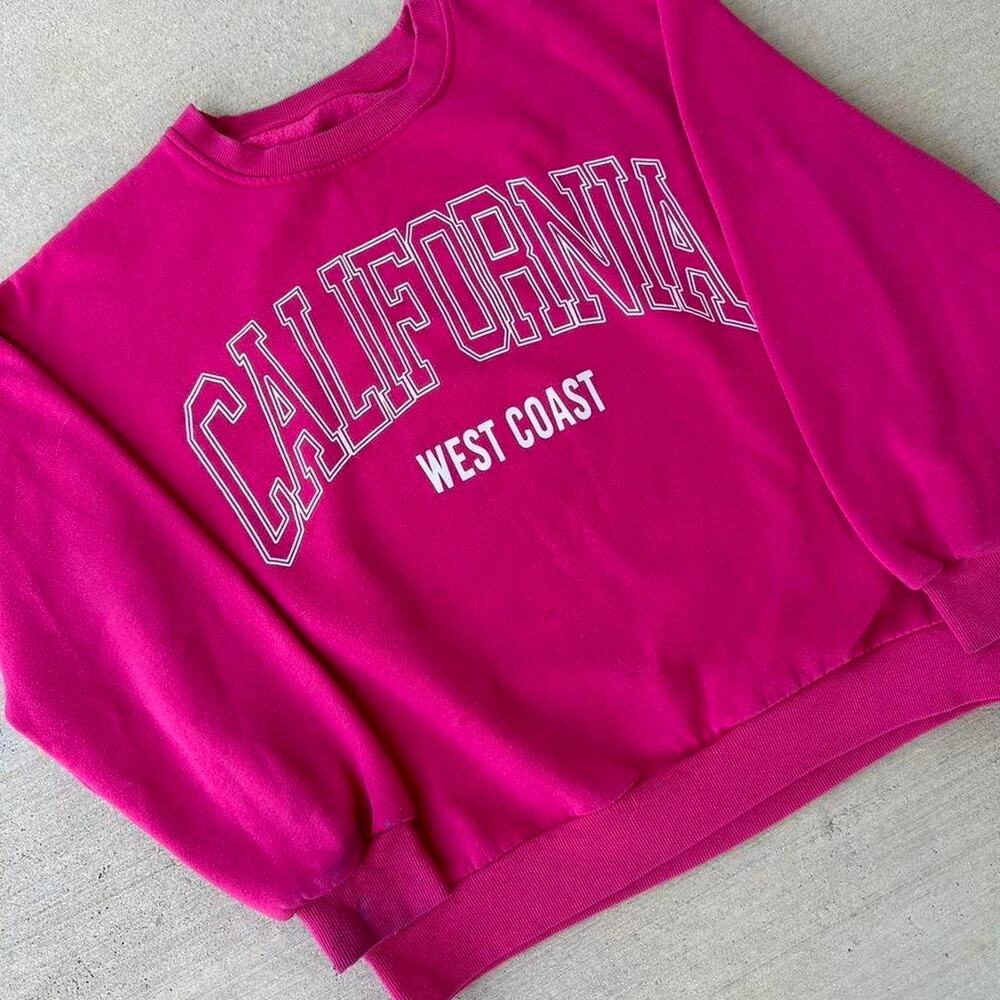 Y2k Pink California Sweatshirt